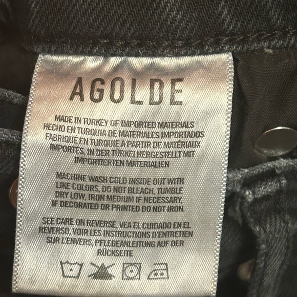 AGOLDE
Sophie Mid Rise Skinny Ankle Jeans size 26 black - Picture 5 of 7